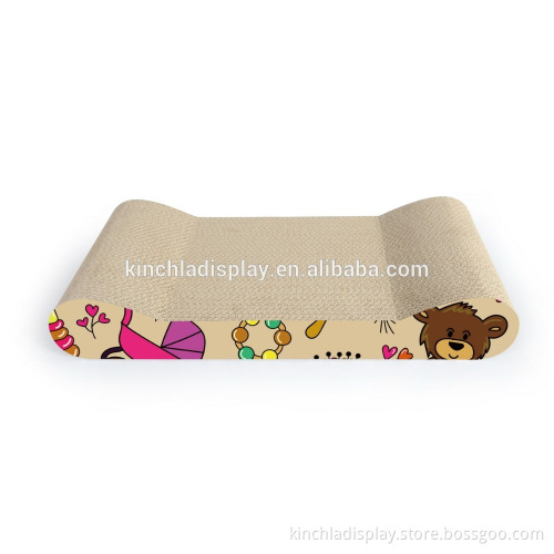 Bone Shape Recycled Paper Material Cardboard Cat Scratching